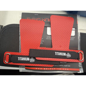 Bear Grips No Hole Hand Grips for Crossfit Workouts, Weightlifting, Pull Ups NEW